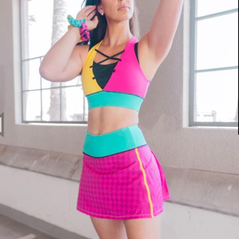 Crowned Athletics XL “Pumpkin Queen” athletic skirt